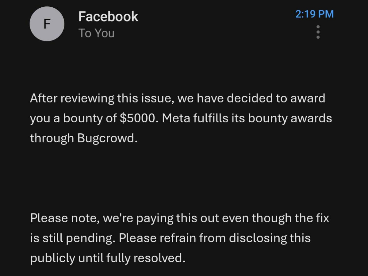 Bug bounty result from Hassan Saayed